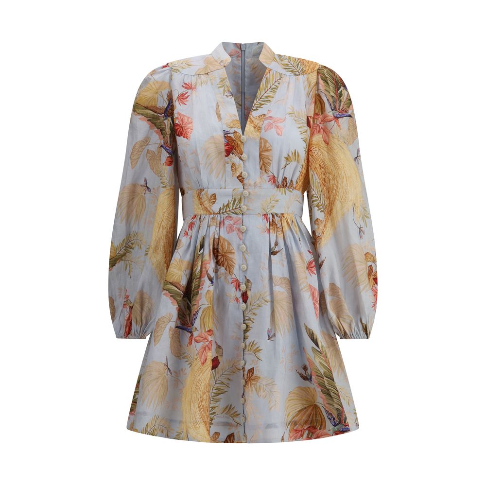 Zimmermann Ascension Plunge Mini Dress